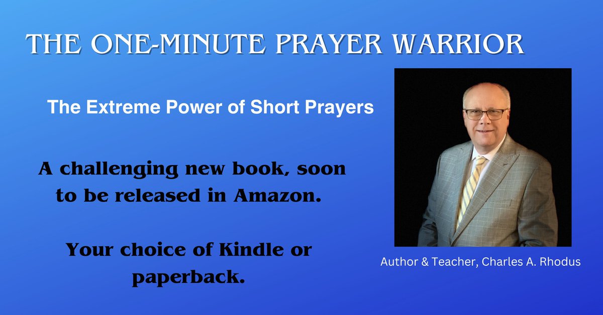CharlesARhodus's tweet photo. It is almost here! π₯π₯π₯
To see all my books, Click:
β
https://t.co/FArU4j6V5X
#upcigc
#UPCIMissions
#iamglobal #UnitedPentecostalChurchInternational #UPCI
#UPC
#apostolic
#pentecostal
#apostolicpentecostal
#Acts238 https://t.co/LlznaE3lO9