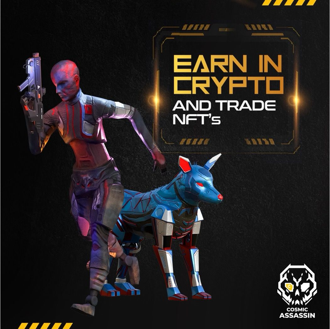 CosmicXAssassin's tweet image. Earn in crypto and start trading NFTs! 

🚀Join the digital revolution today. 

#P2E #LiveGame #CosmicAssassin #CryptoEarnings #NFTCommunity #DigitalEconomy #CryptoTrading #NFTTrading #DigitalAssets #CryptoArt #Blockchain