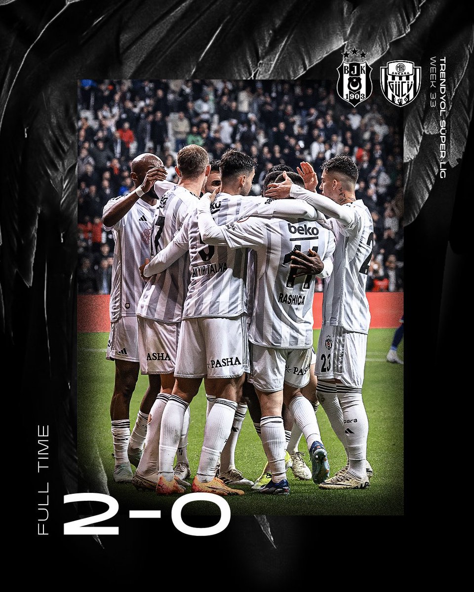 Securing all three points 🦅 #FlyHigh #BJKvANK | 2-0