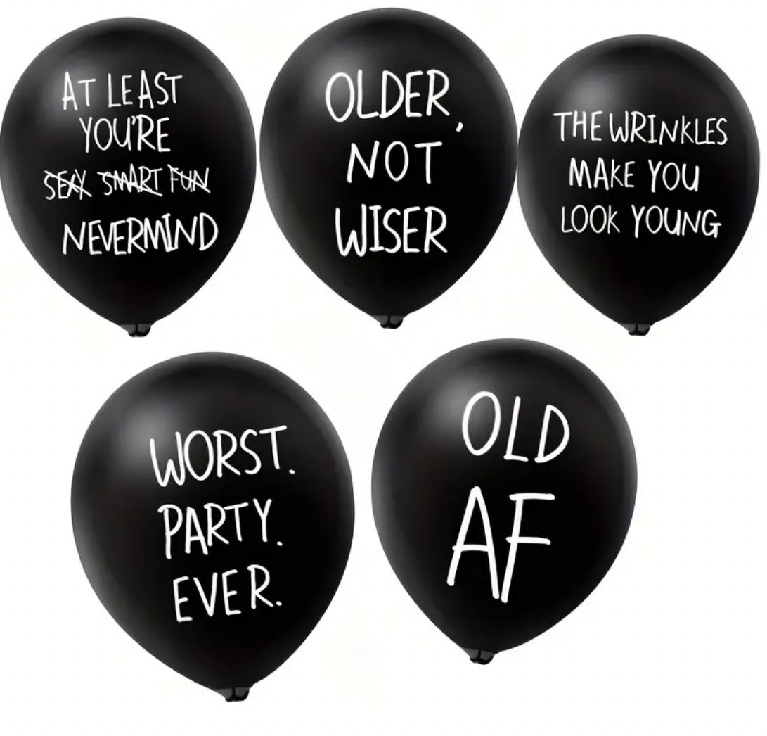 Dean and Castiel are throwing a birthday party for Crowley, they end up seeing these balloons so they happily bought it as they were proud of their idea When Crowley comes home, they’re surprised to see the demon having a genuine laughter looking at them “Good one, my loves.”
