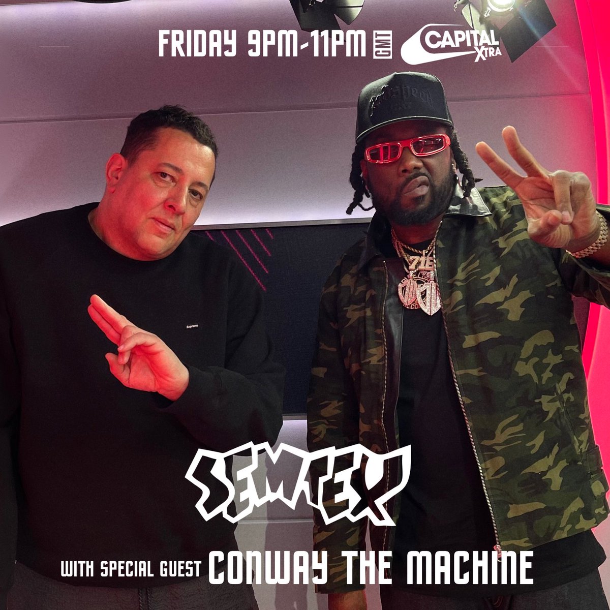 Me & @WHOISCONWAY connect. Lock in from 9pm tonight on @CapitalXTRA 💨