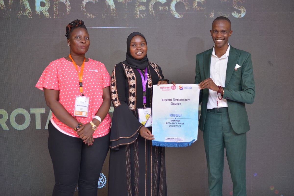 @cpmayiga @BugandaOfficial @RotaractGuluUg @RotaractKlaCity @Rotary @RctKlaSsese1 Congratulations @RotaractKibuli for winning the award for Rotaract image. Thank you for telling the story of the Rotaract brand to the masses. #99ThDISCON