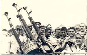 Se cumplen 63 años de nuestro #GirónVictorioso, la primera gran derrota del imperialismo yanqui en América, uno de los hechos más gloriosos de la historia Patria, que demostró la heroicidad de #Cuba en defensa de la soberanía alcanzada con el triunfo del 1ro de enero.