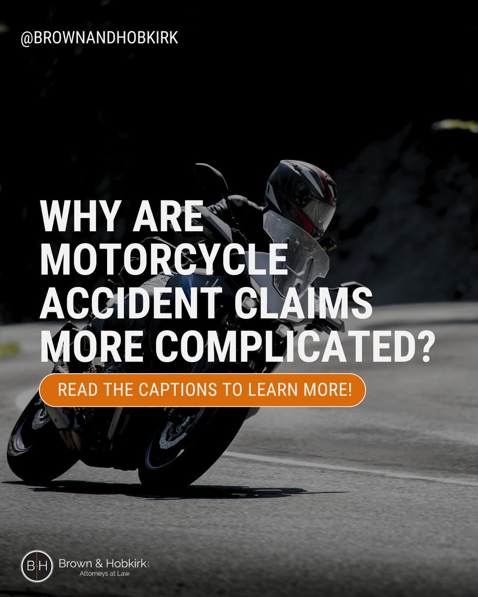 Regarding motorcycle accidents, the road to compensation can be winding and sometimes more complicated than other motor vehicle accidents. 🏍

– Click the thread to learn more!

#crashes #speeding #motorvehicle  #accidents #autoaccident