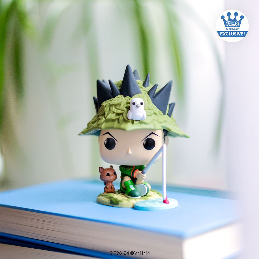 Reel ‘em in! Bring home Funko’s new Hunter x Hunter collectibles, including exclusive Pop! Gon Freecss Fishing. Do you have a Pop! Hunter x Hunter collection? Show off your catch by tagging @originalfunko & posting photos! bit.ly/3vXVT0w #Funko #FunkoPop