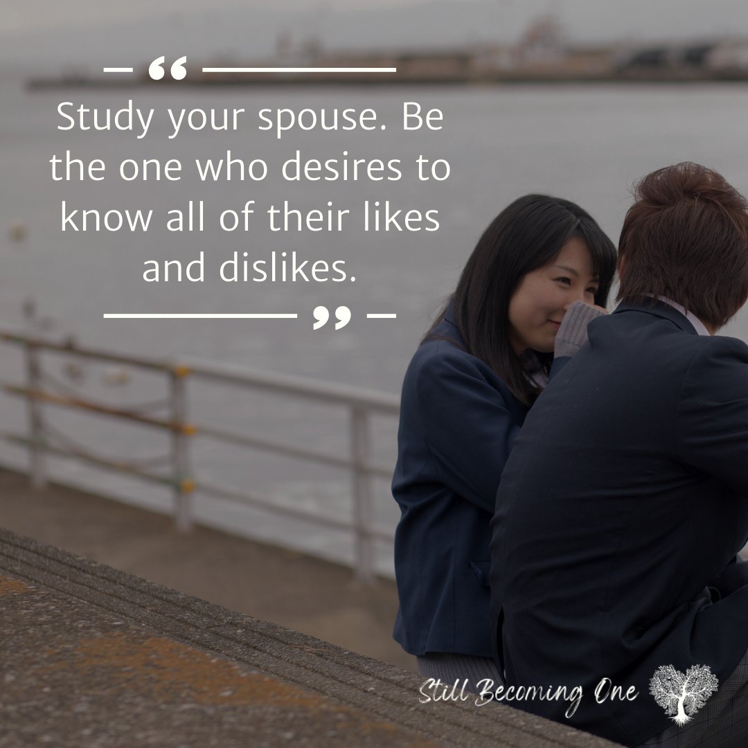 1FleshMarriage's tweet photo. Never stop studying your spouse.

#stillbecomingone #onefleshmarriage #marriagerocks #dateyourspouse #marriageisfun #alwayspreferyourspouse #relationshipcoaching #traumainformed https://t.co/LFwIUdkE98