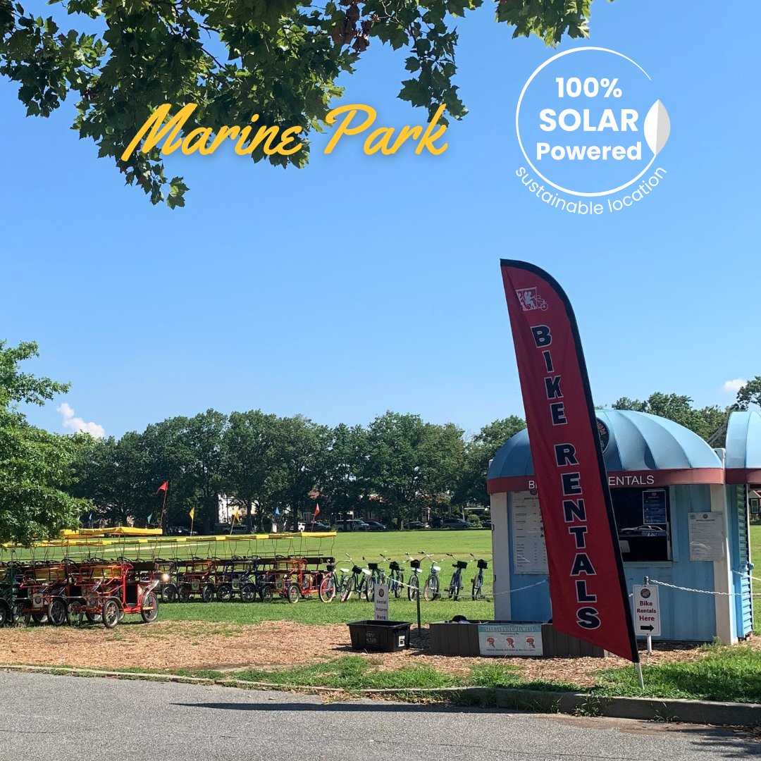 🚲🌞 Exciting news! We're thrilled to announce that our Marine Park rental location is now powered by 100% solar energy ☀️🔋

bit.ly/marineparkrent…

#SolarPowered #GreenEnergy #BikeRental #wheelfunrentals #boatrental #WFR
