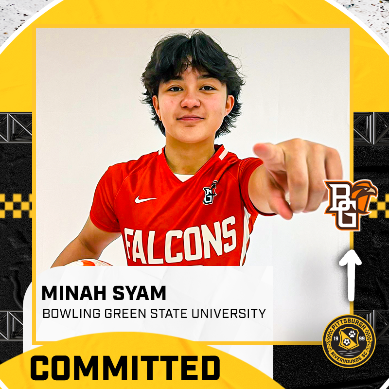 Congratulations to our ECNL Girls 05/06 captain Minah Syam on her commitment to Bowling Green State University! 👏👏👏