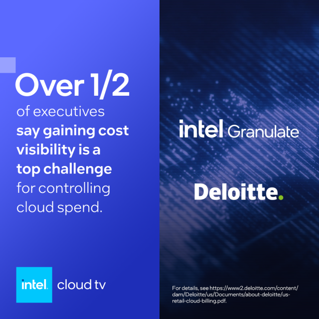 Deliver #CloudOptimization and #FinOps capabilities to customers using tools from Intel® Granulate and Deloitte CloudBilling 360. #IntelCloudTV #IAmIntel bit.ly/4a00pK1
