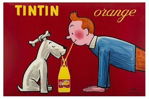 Time to celebrate Friday with a delicious orange cream soda and your BFF! 🥤🔆 🫧 Hungry for new Tintin? Shop to your heart's desire at sausalitoferry.com! #sausalitoferry #tintincomics #sausalito #tintin #theadventuresoftintin #hergé #Tintinimaginatio #art #ligneclaire