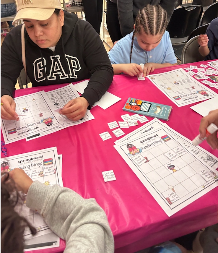 It was a packed house at @‌hernandezK8sch for their family workshop: Literacy Bingo! We're partnering with 11 schools in @bostonschools to help parents and teachers team up to strengthen kids' reading. 📚 #FamilyEngagement #K12