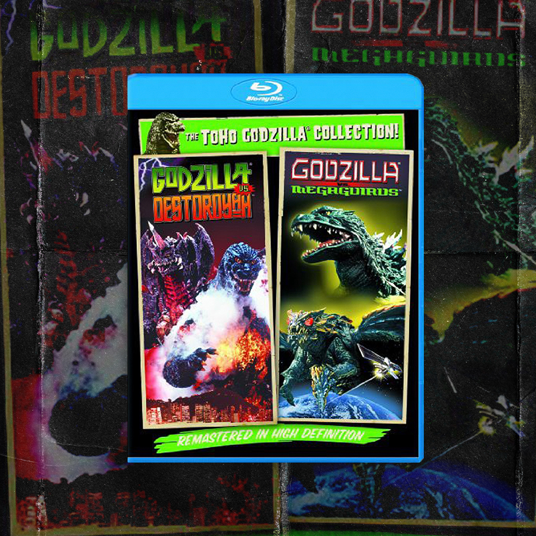 Witness a wicked winged kaiju double feature with the Godzilla vs. Destoroyah / Godzilla vs. Megaguirus: The G Annihilation Strategy Blu-Ray. ow.ly/jkCX50RfB6q