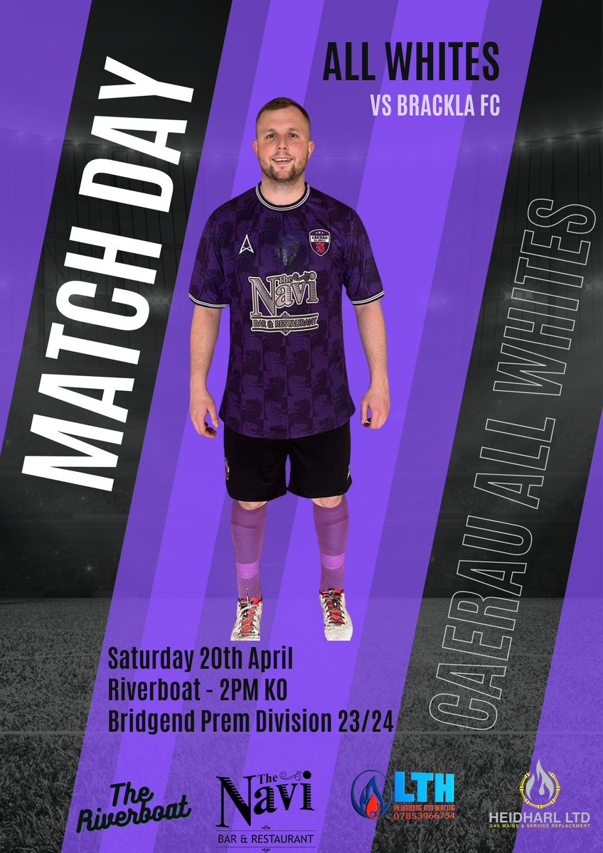 Last league game of 23/24 for our Firsts Saturday as we host Brackla

A lot at stake as a win would see us sit in that Automatic Promotion spot as well as lifting the League Title‼️ 

Come  support the boys in what will be a cracking game of football 🟣⚫️ 

Up the All whites 💜