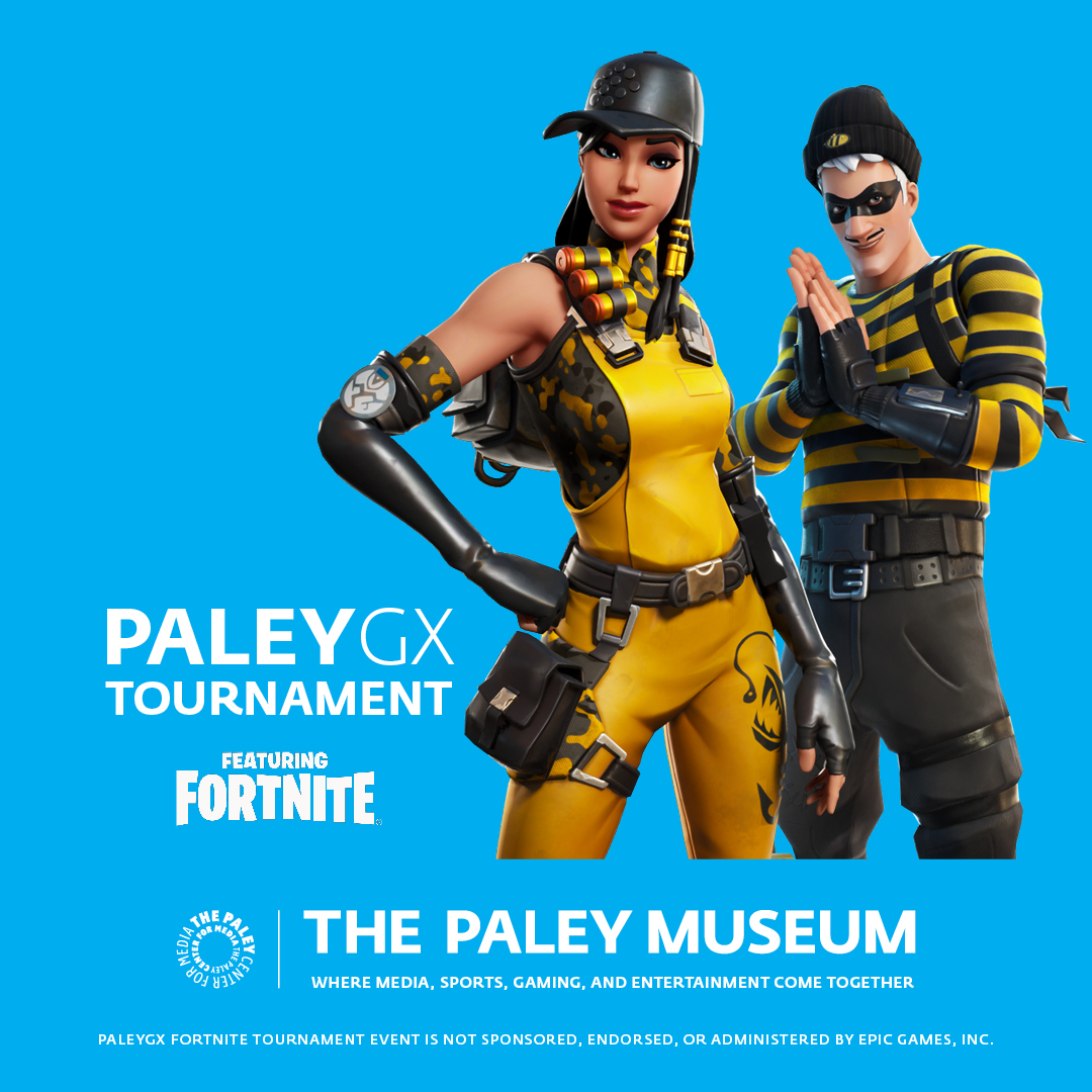 It is Battle Royale time at the PaleyGX Tournament featuring Fortnite! Check-in will start at 1:45 pm and the first games will be starting at 2:30 pm. Members can reserve for FREE! Link to purchase tickets: bit.ly/3TeI1qn