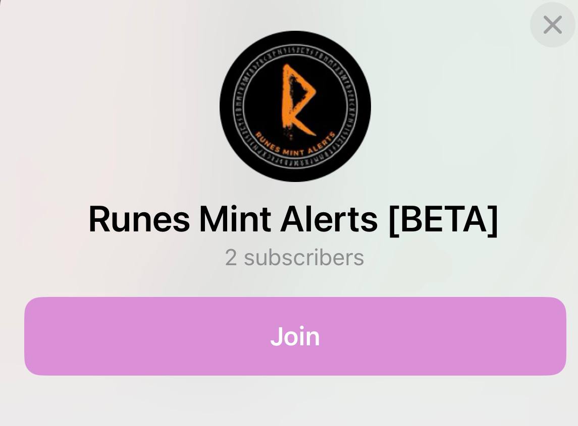 AlertBrc20's tweet image. Is everyone ready for halving and runes launch?

We’ve just finished a beta version of a bot for tracking #runes mint alerts