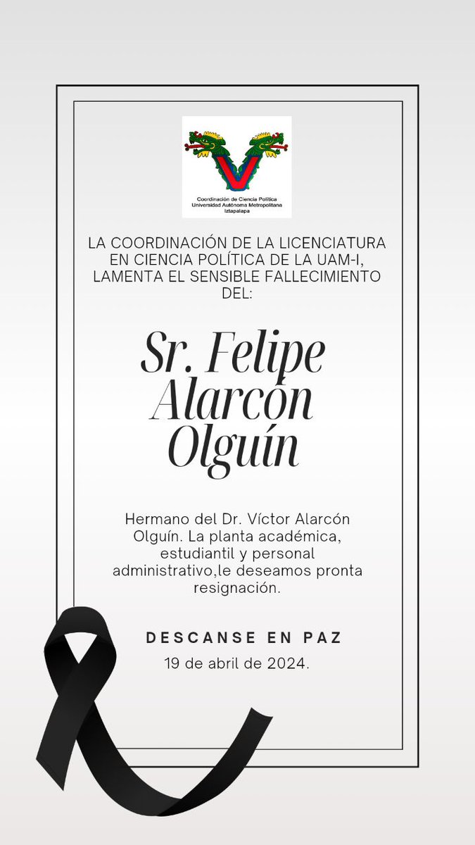 Coordinación en Ciencia Política de la UAM-I tweet media