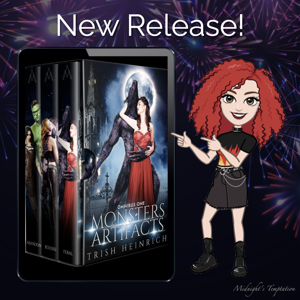 🎉 NEW RELEASE: Monsters & Artifacts Boxed Set by Trish Heinrich
~~~
Read more: instagram.com/p/C59EHB8o_MJ/

#ParanormalRomance #MonsterRomance #NewRelease #OutNow #BookRecommendations #BookTwitter @TrishHeinrich