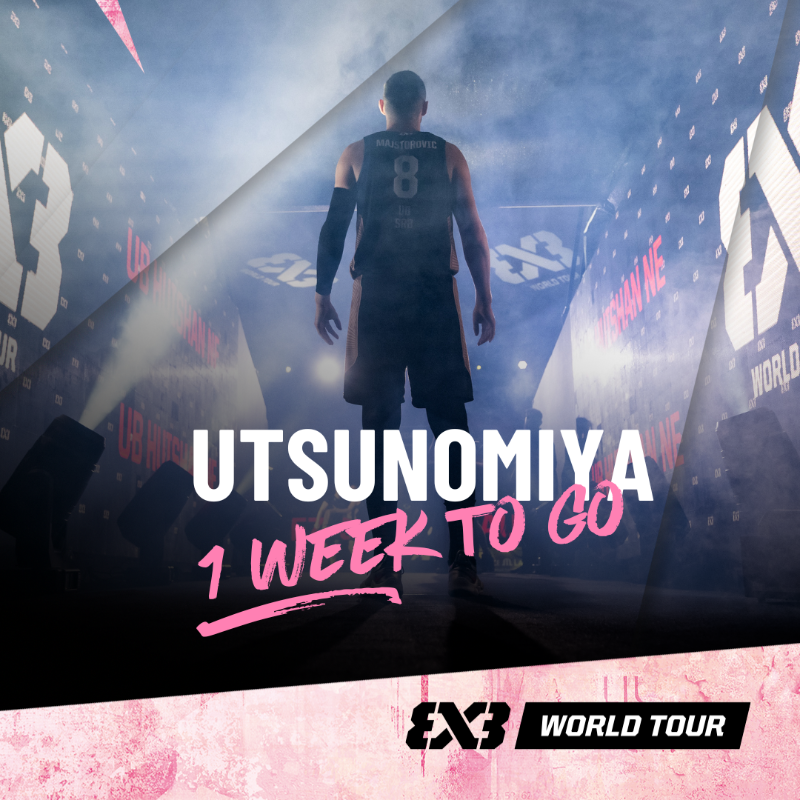 FIBA3x3's tweet photo. The #3x3WT blockbuster 13th edition is almost here! 👀🔥

#3x3WTUtsunomiya