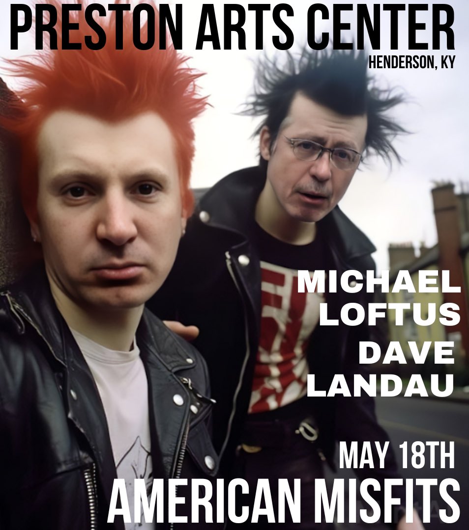 Preston Arts Center in Henderson, KY on May 18th!