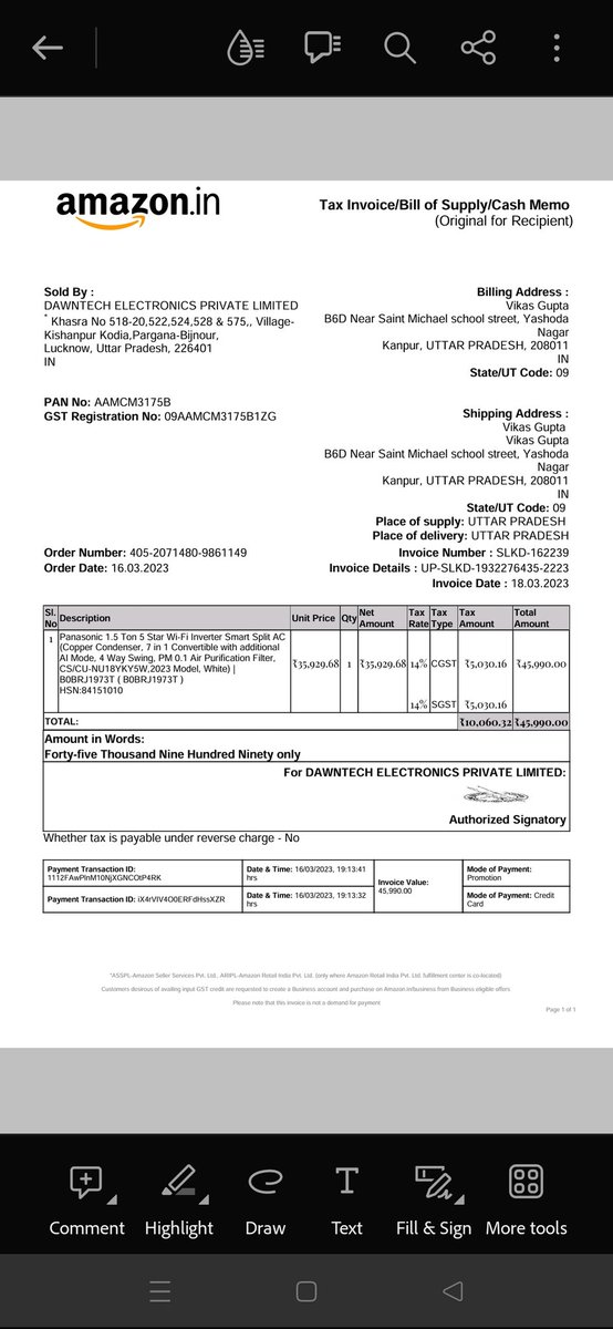 vikasgupta89's tweet photo. Can anyone help me please 🙏, I am fed up with bad service by @PanasonicIndia @amazonIN 

We are feeling helpless at the moment.
#Panasonic #amazonindia #aircon https://t.co/nQ2RIha7k0