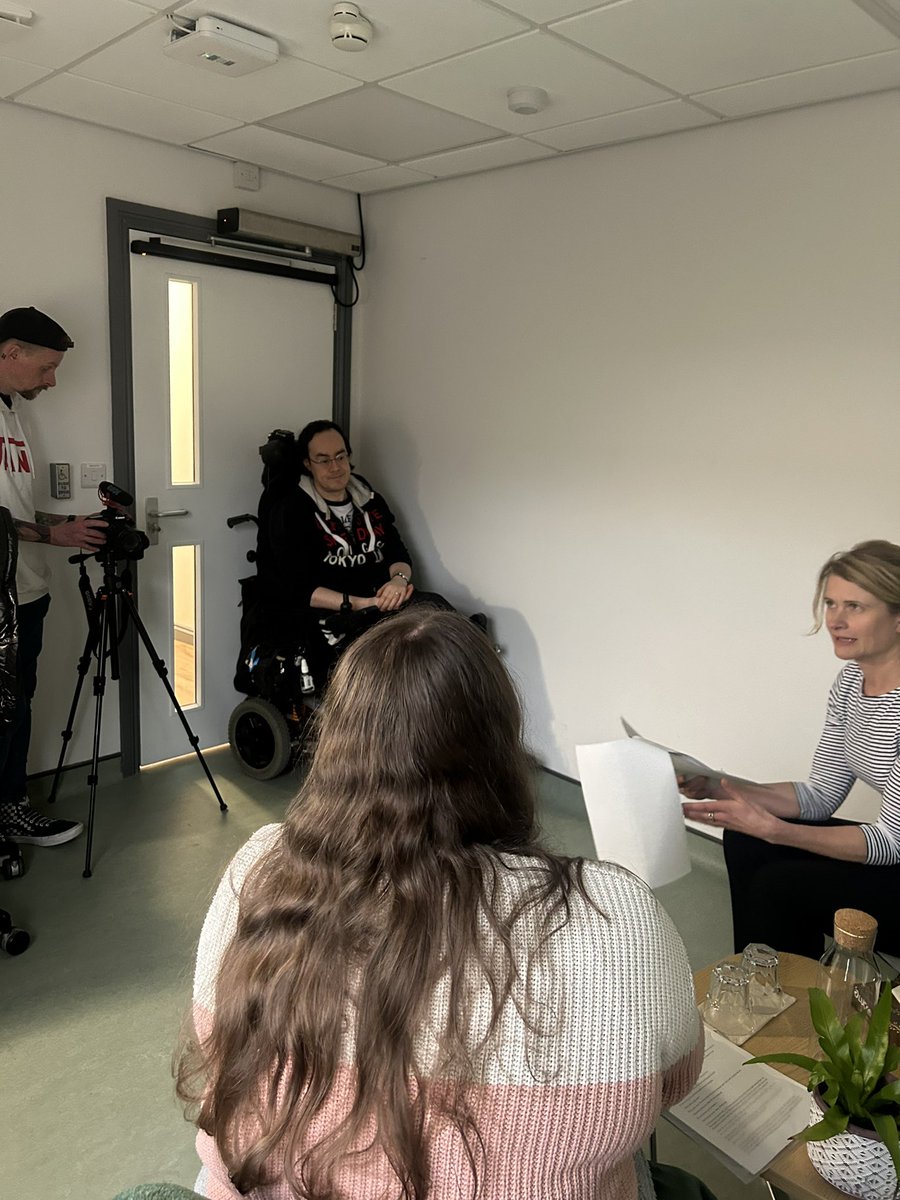 OutCharacter's tweet photo. Behind the Scenes🤩📸🎞️
During yesterday’s rehearsals our actors took part in filming for some very high level Phd Research surrounding counselling led by the lovely Richard and filmed by the ever so amazing Paul Gowland

Film title is still yet to be revealed🤫 https://t.co/f6jfUTq7Ed