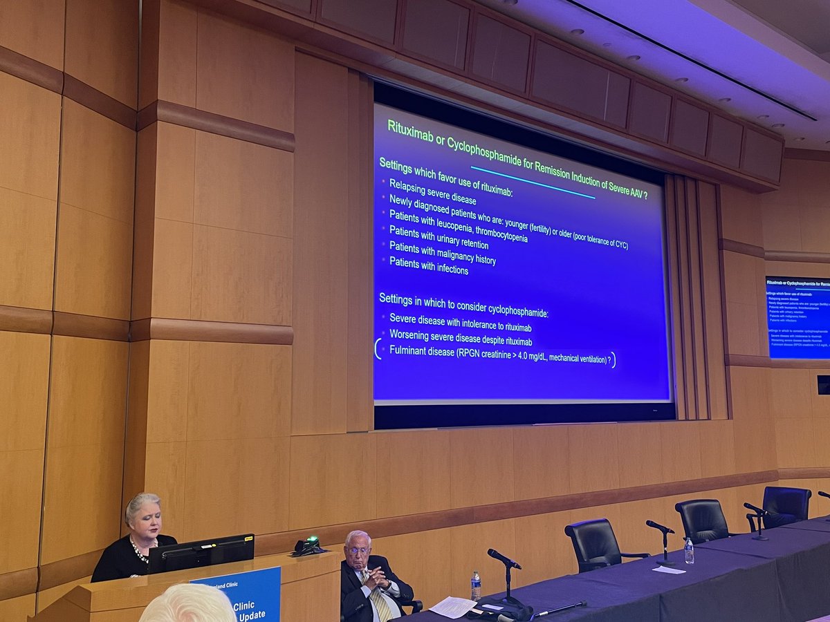 Induction in AAV… the never ending question of ritux vs Cyc @ Dr Carol Langford #CCNephUpdate24