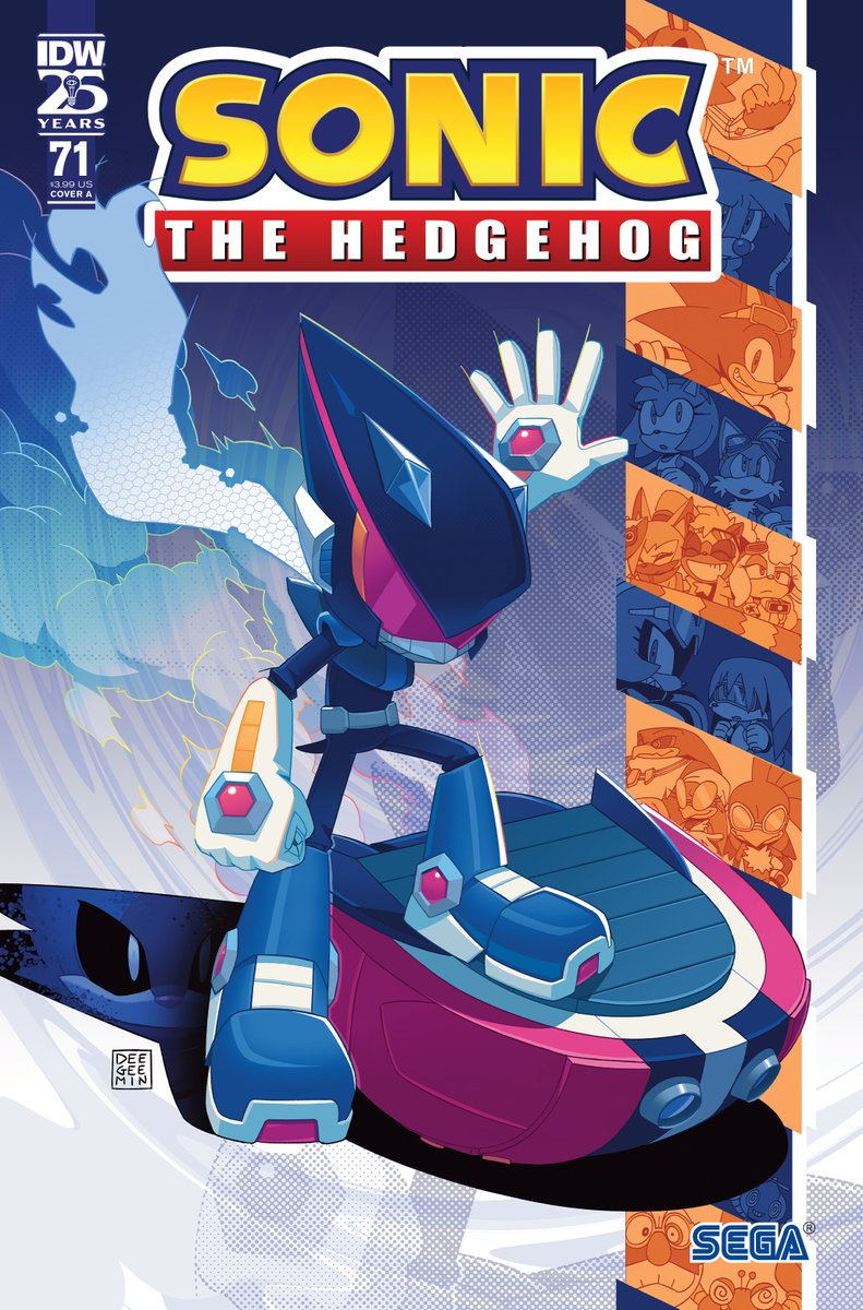 Updated: Sonic the Hedgehog #71, Cover A by @deegeemin #IDWSonic #Sonic #SonicTheHedgehog