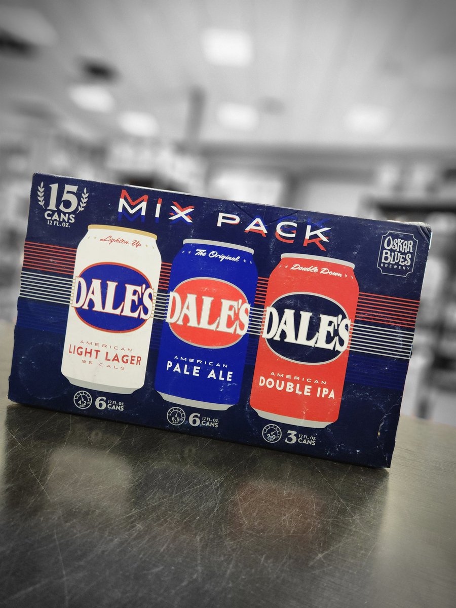 Oskar blues mixing it up with new dales variety 15pks in #stoneham Redstone Liquors App and website