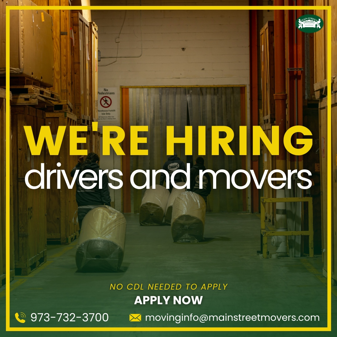 If you are someone who is enjoys helping people, staying active, and being part of a team, this could be the perfect opportunity for you! And you don't even need a CDL to apply! Just shoot us an email at movinginfo@mainstreetmovers.com to register your interest.✉️