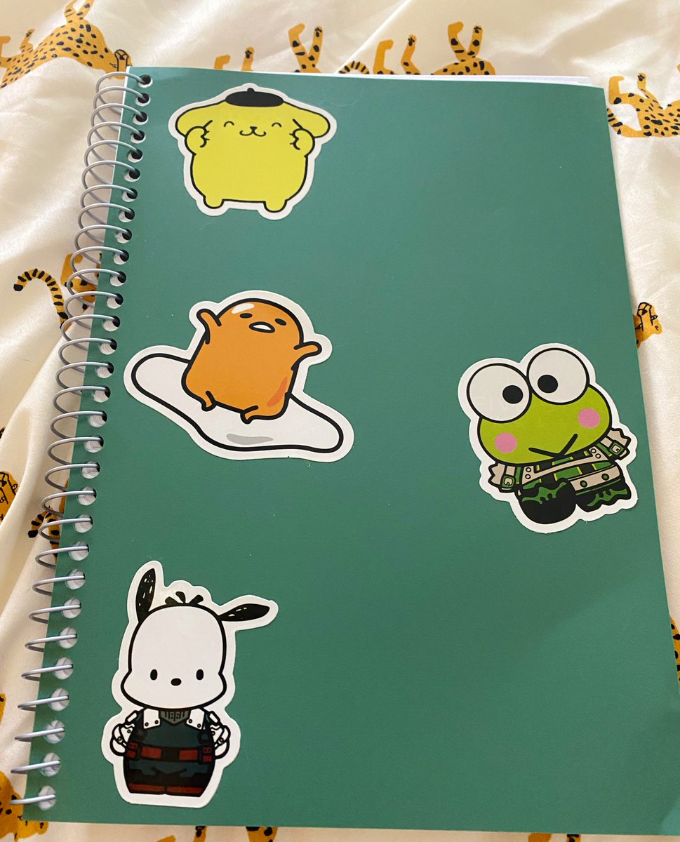 got a new notebook so had to add some little friends to it