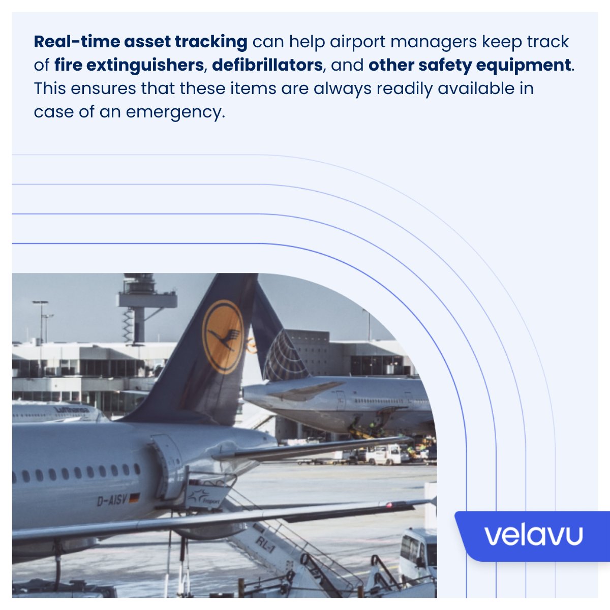 Asset tracking is a vital part of airport operations & here's why. 🛫 

#RTLS #assettracking #inventorymanagement #operationsmanagement #factoftheday