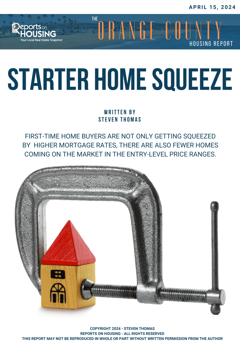 Orange County Housing – Starter Home Squeeze there is a definitive difference between first time home buying and rest of the Orange County Market Contact Doug 949-887-8282 Let’s talk!
#OrangeCountyHousingMarket #LagunaNiguel #LagunaBeach #WathenRealty  bit.ly/4aGR1fk