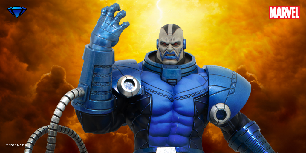CollectDST's tweet image. All hail the First One! Pre-order this 1/7 scale Premier Collection statue statue inspired by Marvel Comics to bring a menacing addition to your X-Men collection. bit.ly/ApocalypsePrem… #Apocalypse #PremierCollection #CollestDST #DIamondSelectToys #Marvel #MarvelComics #XMen
