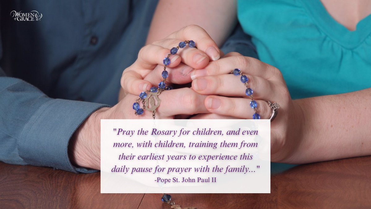 Today’s Reflection: ow.ly/47hN50RitI2 How can you make the Rosary part of your family prayer life? #praytherosary #praytherosarydaily #praytherosaryeveryday #pray #rosary #prayer #Catholicparenting