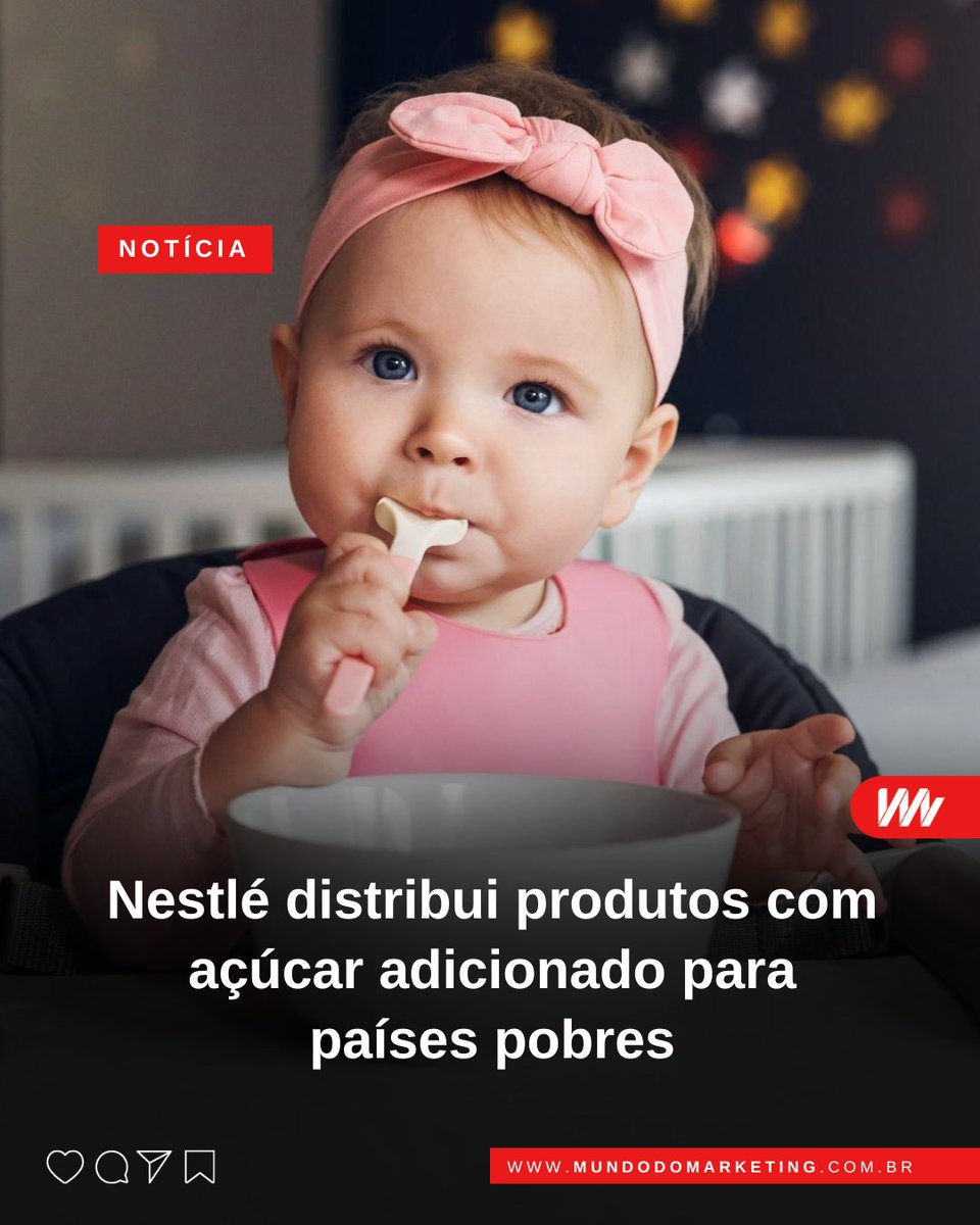 Constatação foi feita em um estudo conduzido pela ONG Public Eye, que aponta discrepâncias entre o discurso e a prática de distribuição da empresa suíça

#nestlé #publiceye #saudabilidade #mucilon #ninho #mundodomarketing #marketingbrasil

Leia mais: mundodomarketing.com.br/nestle-distrib…