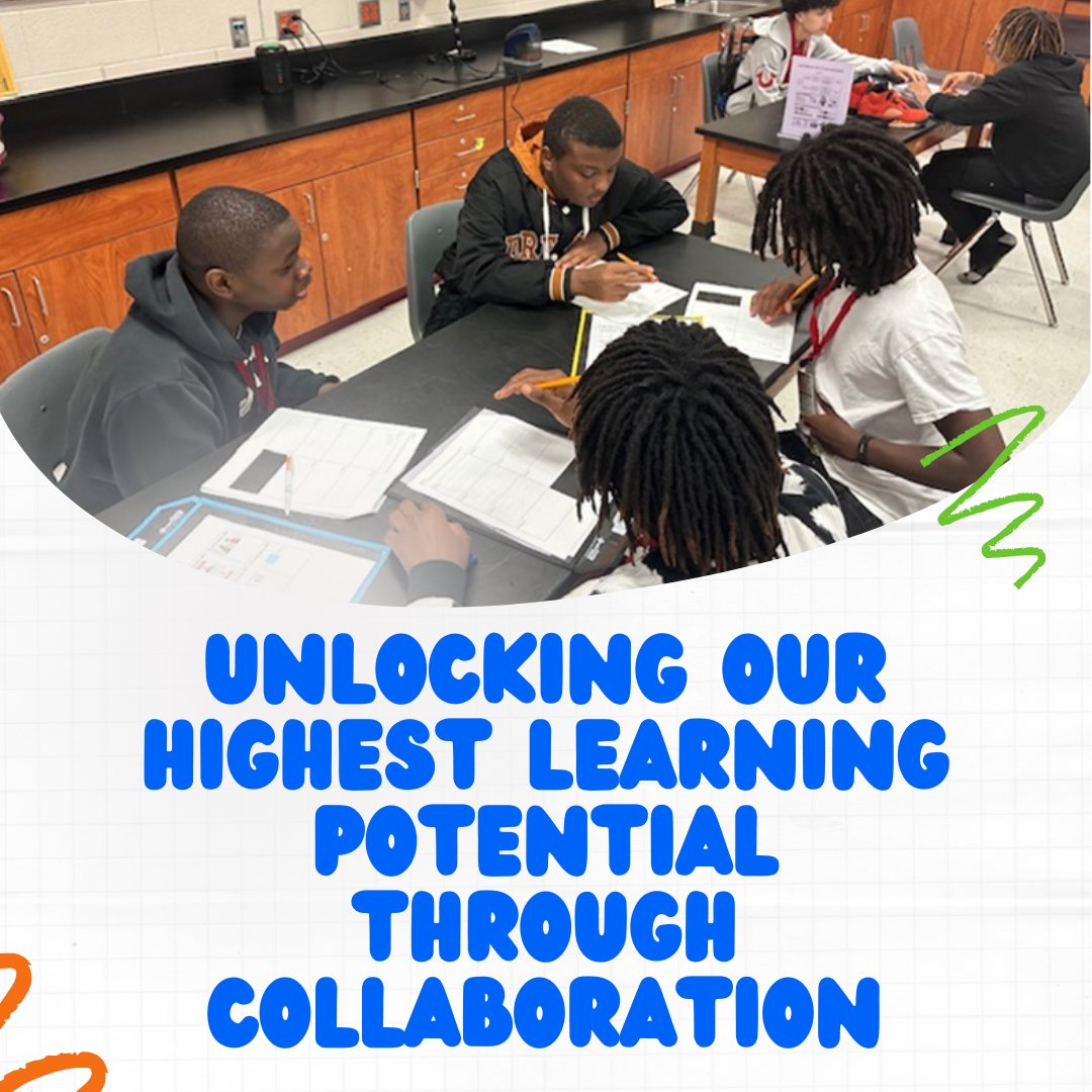 We learn better together when we collaborate in the classroom at Hopper Middle School! #ShareAHoppertunity