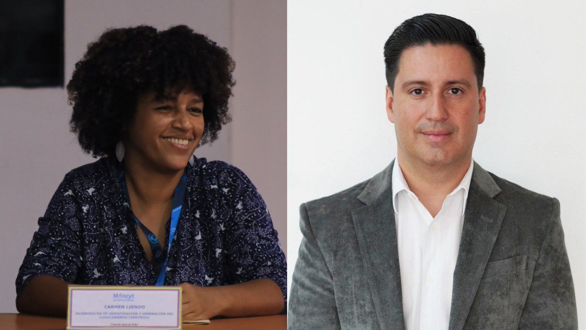 #19Abr | Mincyt designa nuevos viceministros:

✅Dra. Carmen Liendo, vicemin. de Investigación y Generación de Conocimientos Científicos

✅MSc Raúl Hernández, vicemin. para el Desarrollo de las Tecnologías de la Información y la Comunicación.

Conócelos➡️ tinyurl.com/2s3devf3