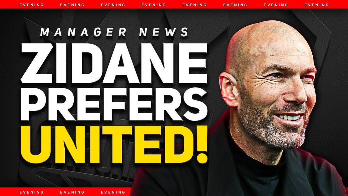 Zidane wants United job? We're LIVE buff.ly/3QaJxZN #mufc
