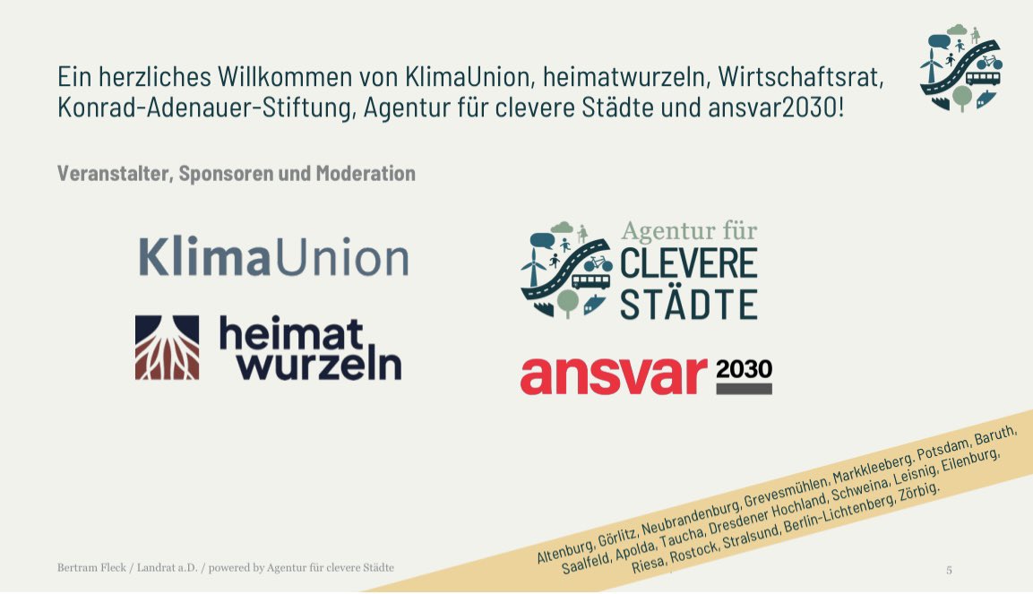 Nach 22 Stationen ist die Osttour zu Ende. clevere-staedte.de/projekt/Osttour