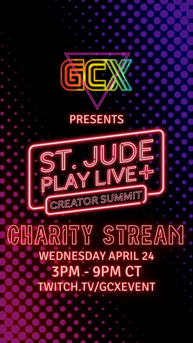 What do you do when you have a ton of amazing creators in one place? Put on a charity stream LIVE from @StJude! Join us Wednesday April 24 as we celebrate community and everything @StJudePLAYLIVE has done for the last 10 years! Hosted by @MrsDrLupo & @Professorbroman