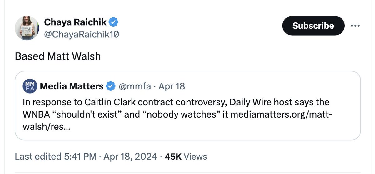 Becoming increasingly clear that the main problem these ghouls have with trans women playing women's sports is that they don't think there should be women's sports at all