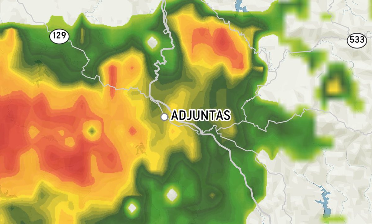 19 ABR 2024- ADJUNTAS: Advertencia de Inundaciones Urbanas y de Riachuelos. Hasta 6:00 PM.