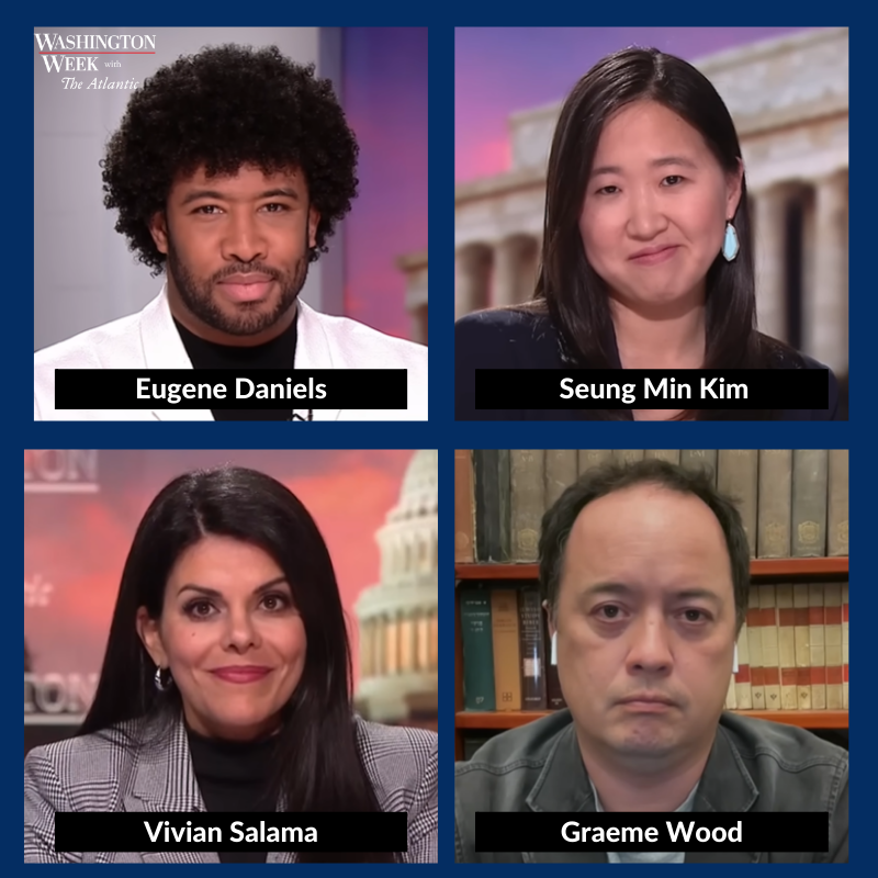 TONIGHT: @EugeneDaniels2, @seungminkim, @vmsalama and @gcaw join @JeffreyGoldberg to discuss House Speaker Mike Johnson's plan to bring foreign aid bills to a vote as momentum builds among right-wing Republicans to remove him from the speakership. Watch at 8/7c on @PBS!