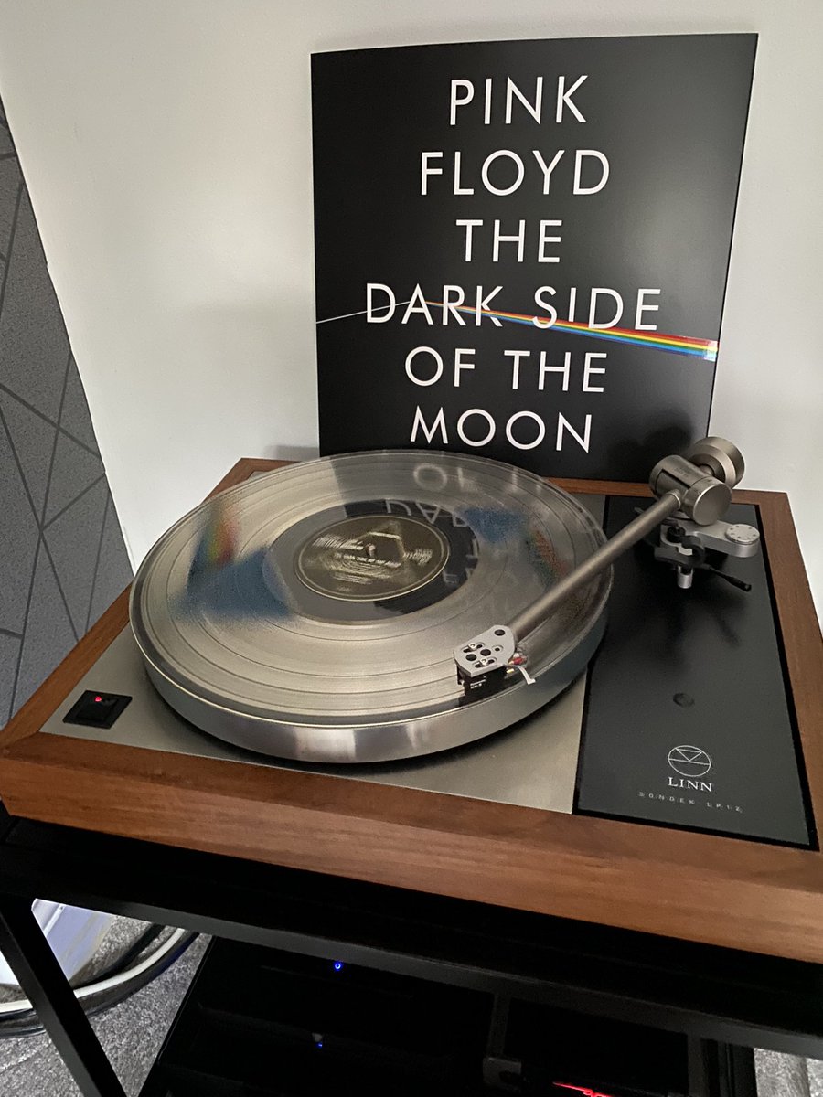 On the turntable today @pinkfloyd #darksideofthemoon #50anniversary @linnproducts #lp12