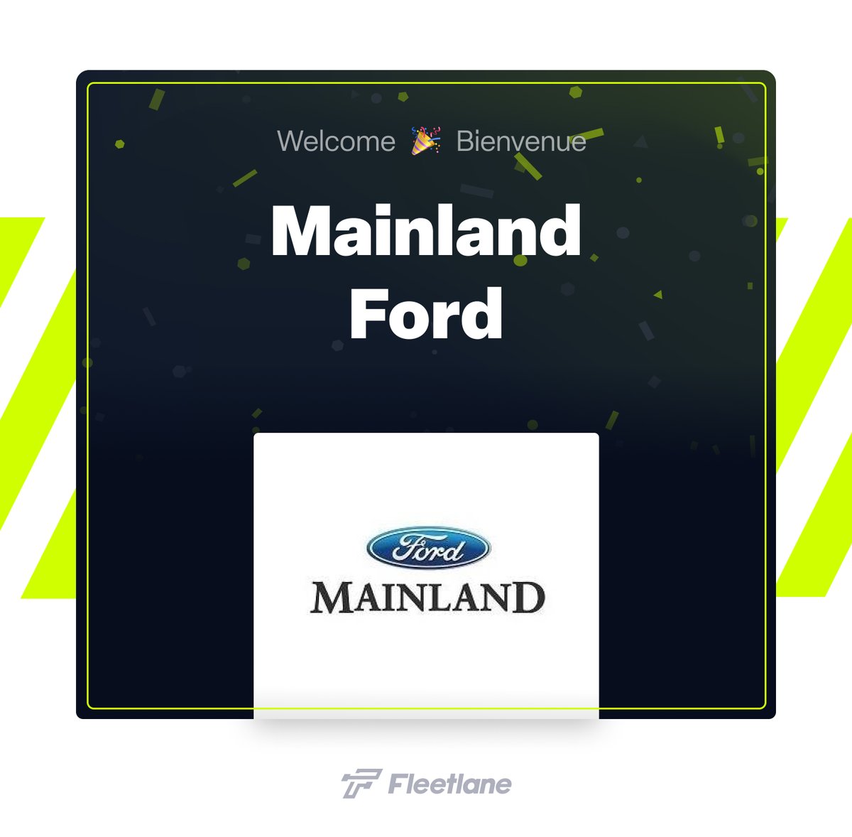 We’re thrilled to announce that @MainlandFord has chosen Fleetlane to manage their loaner car and mobility services. With our all-in-one solution, they're saving time, money, and provide a top-notch client experience!
#CarDealership #FleetManagement #ConnectedCar