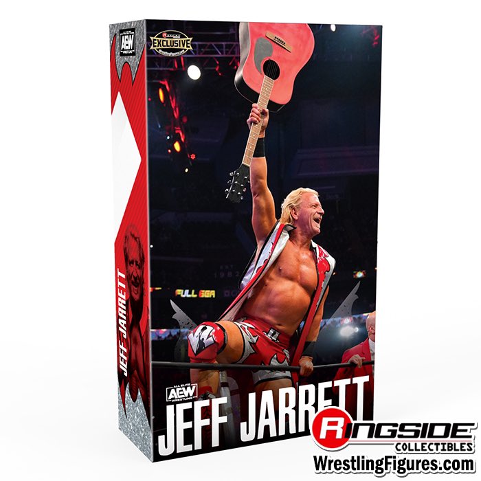 🎸 JEFF JARRETT EXCLUSIVE PRE-ORDER 🎸

Jeff Jarrett “Double J” @Jazwares @AEW Ringside Exclusive is up for PRE-ORDER! Check out these early render images!

Shop now at Ringsid.ec/JeffJarrettExc…

#RingsideCollectibles #WrestlingFigures #AllEliteWrestling #Jazwares #AEW #AEWDynamite