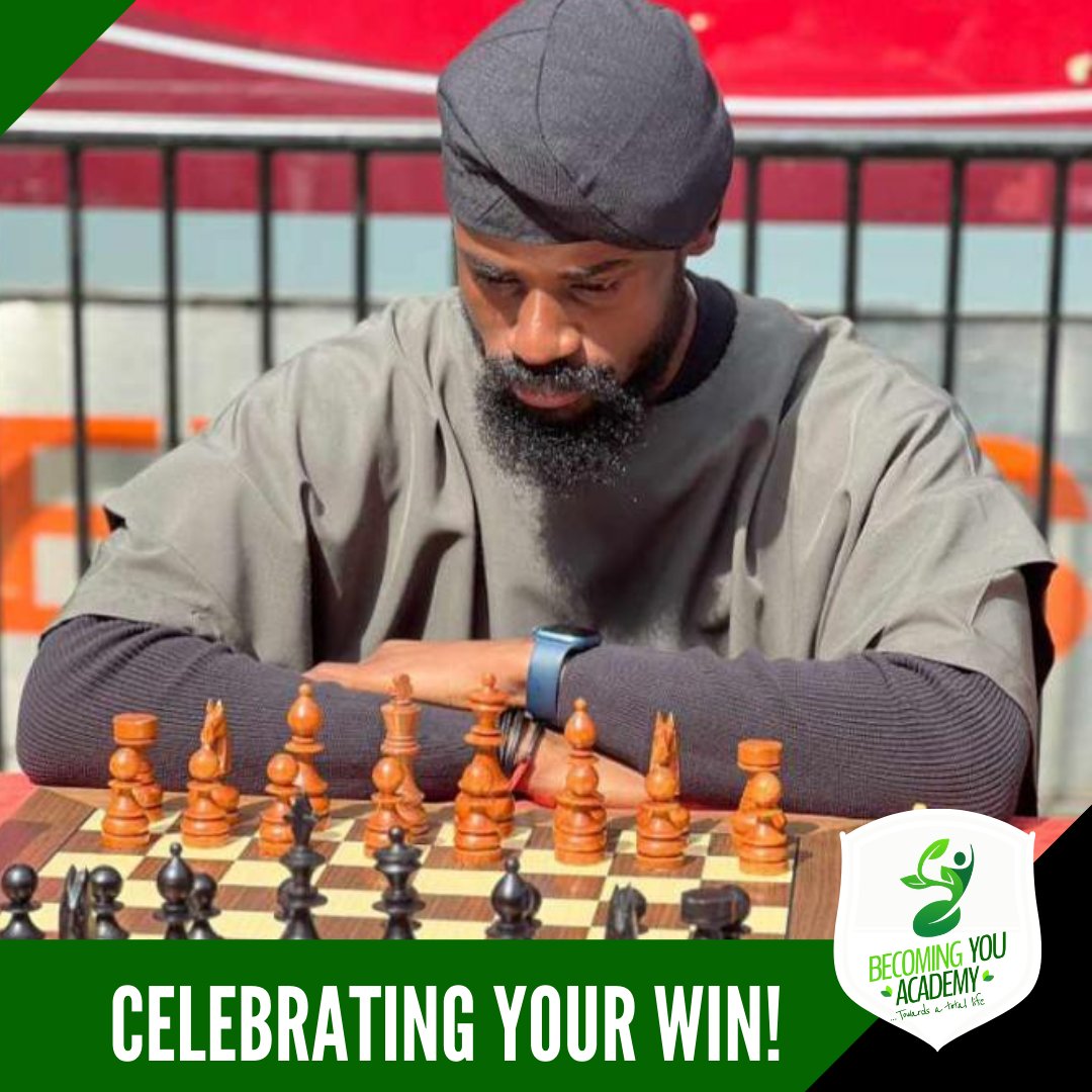 TGIF

One sure tip that would help in improving your mental health is celebrating the win of someone else.

@Tunde_OD You are a champion!
... Towards a total life 🌱

#tunde #chess #tgif #you #letstalkmentalhealth #apriltips #tips #selflove #becomingyouacademy #towardsatotallife