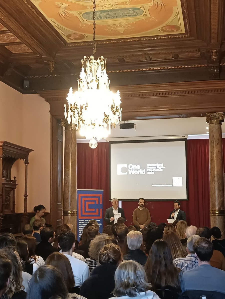 CZtoEU_Brussels's tweet photo. Goodbye, #OneWorld film festival Brussels &amp; see you next year again! ✌️ 

We thank all those who care and support the human rights. 

Tributes go to people who act, to journalists and filmmakers, and to @people_in_need for bringing the stories to the spotlight. https://t.co/hRQ4i9ry26