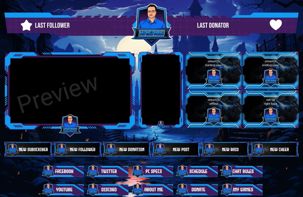 kensleyrobert's tweet photo. ✨ Level up your stream with eye-catching overlays! 🎨 Elevate your content with custom-designed overlays that enhance your viewer experience. 

#StreamOverlays #GraphicDesign #TwitchOverlay #StreamDesign #DigitalArt #StreamerTools 
https://t.co/fwSRDdEZg8 https://t.co/07SJuKEAFv https://t.co/DP5b7pCJJ4