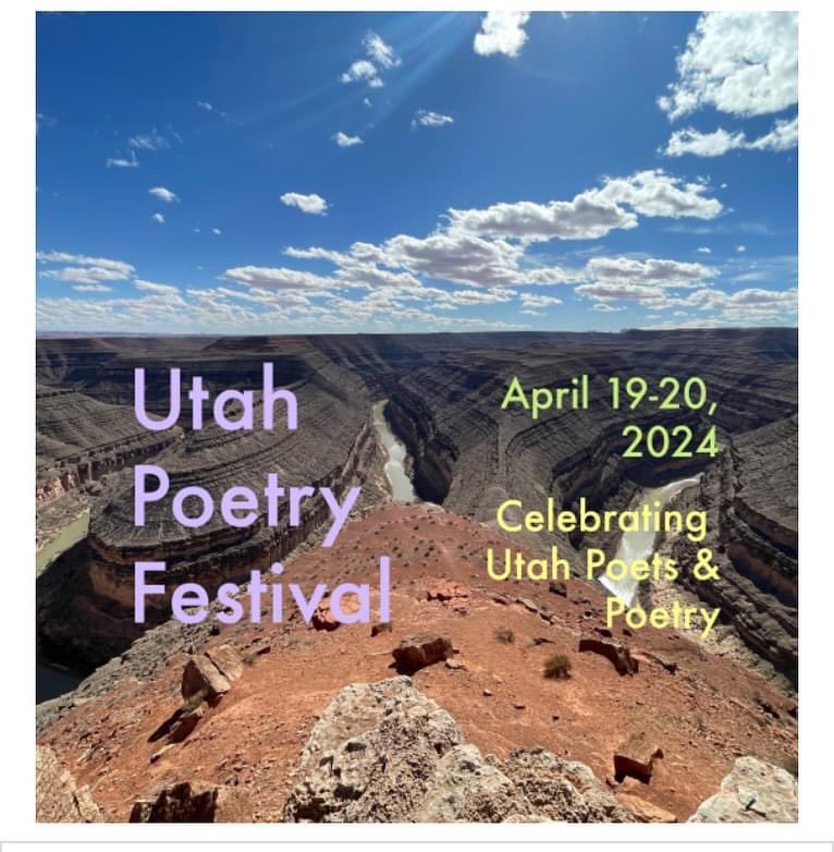 Y’all didnt know Utah has the best poetry festival in the country, but now you do. Free, virtual, and happening today and tomorrow! utahpoetryfestival.com